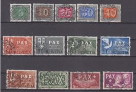 Série Pax 262 - 274 oblitéré (886.--)