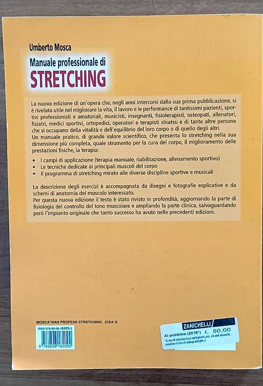 Bücher: Manuale professionale di stretching - Umberto Mosca – Gebraucht aus Bellinzona von gab_t52k 1