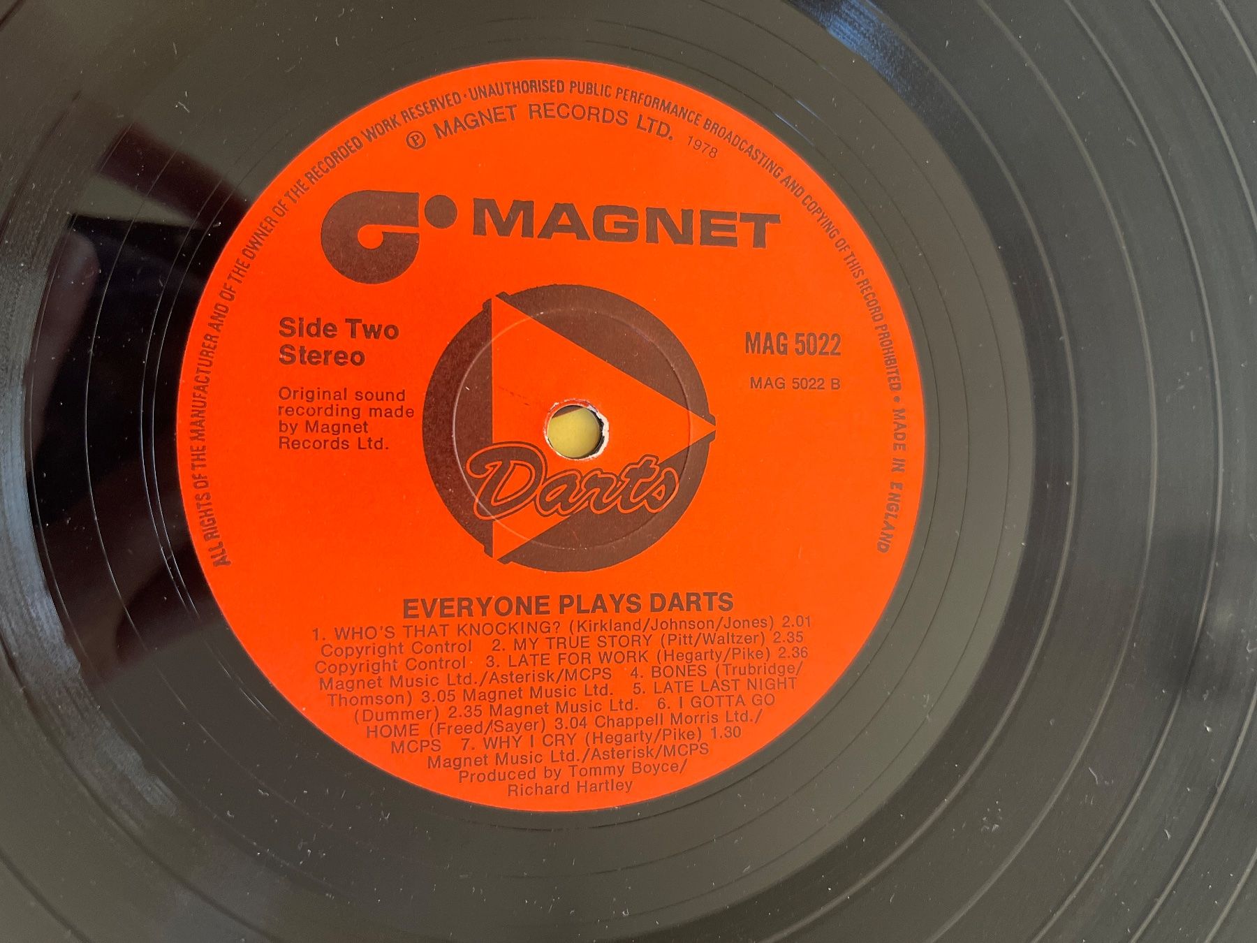 Dischi in vinile: S1864/Darts - Everyone Plays Darts – Usato da Frutigen venduto da Philippe_jsp 2
