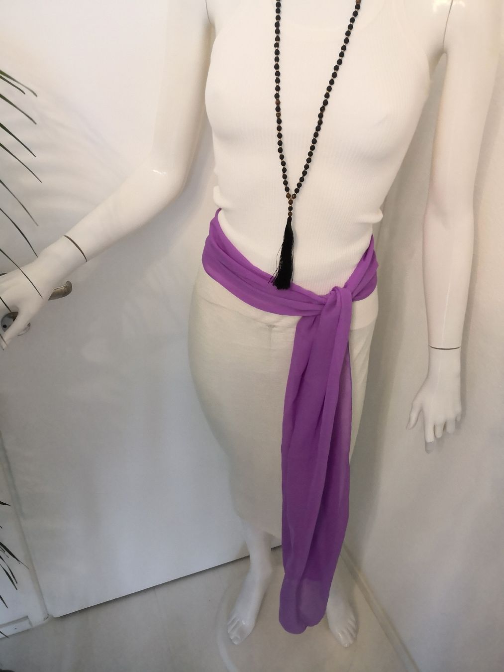 Gürtel: 🤩BOHO-CHIC CHIFFON-GüRTEL VIOLET NEU – Neu (gemäss Beschreibung) aus Olten von Naja-Twins-Twins 7