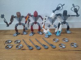 Lego Bionicle vier Toa Hordika 100% komplett