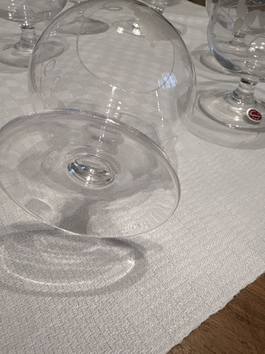 Murano Bicchieri: 6 Elegante Murano Gläser, Handarbeit mit Blumendesign! – Nuovo e nell'imballaggio originale da Gattikon venduto da mo.suter 3
