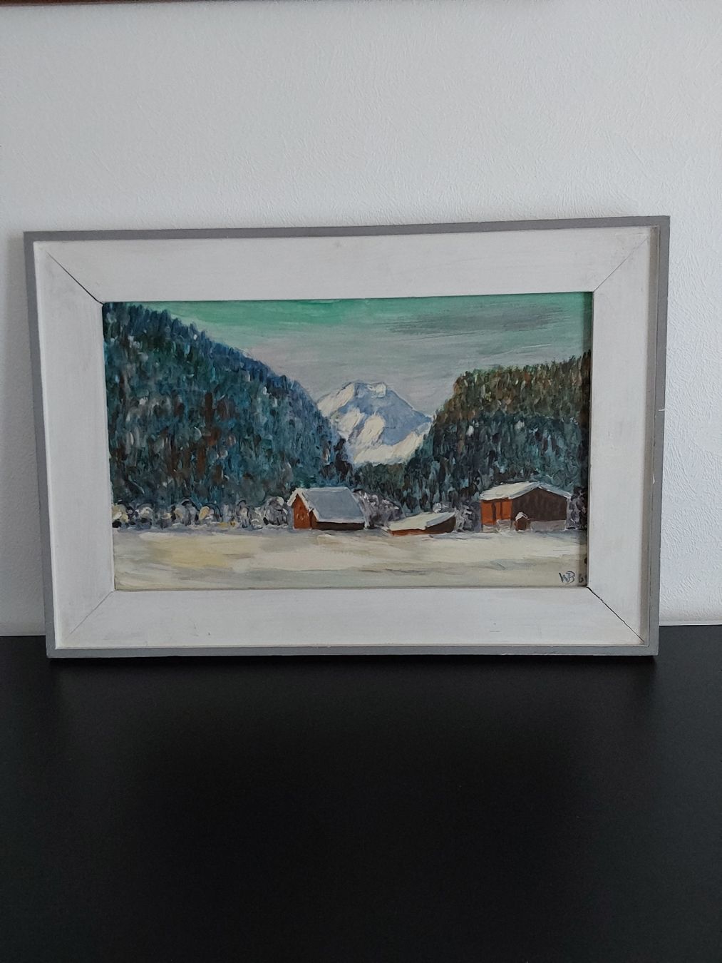 Gemälde: Biefer Willy Oelbild. Mit Rahmen 44x64cm. – Gebraucht aus Steinach von Chilli1957 9