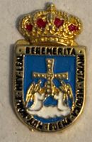 Pin Wappen Oviedo, Asturien, Spanien