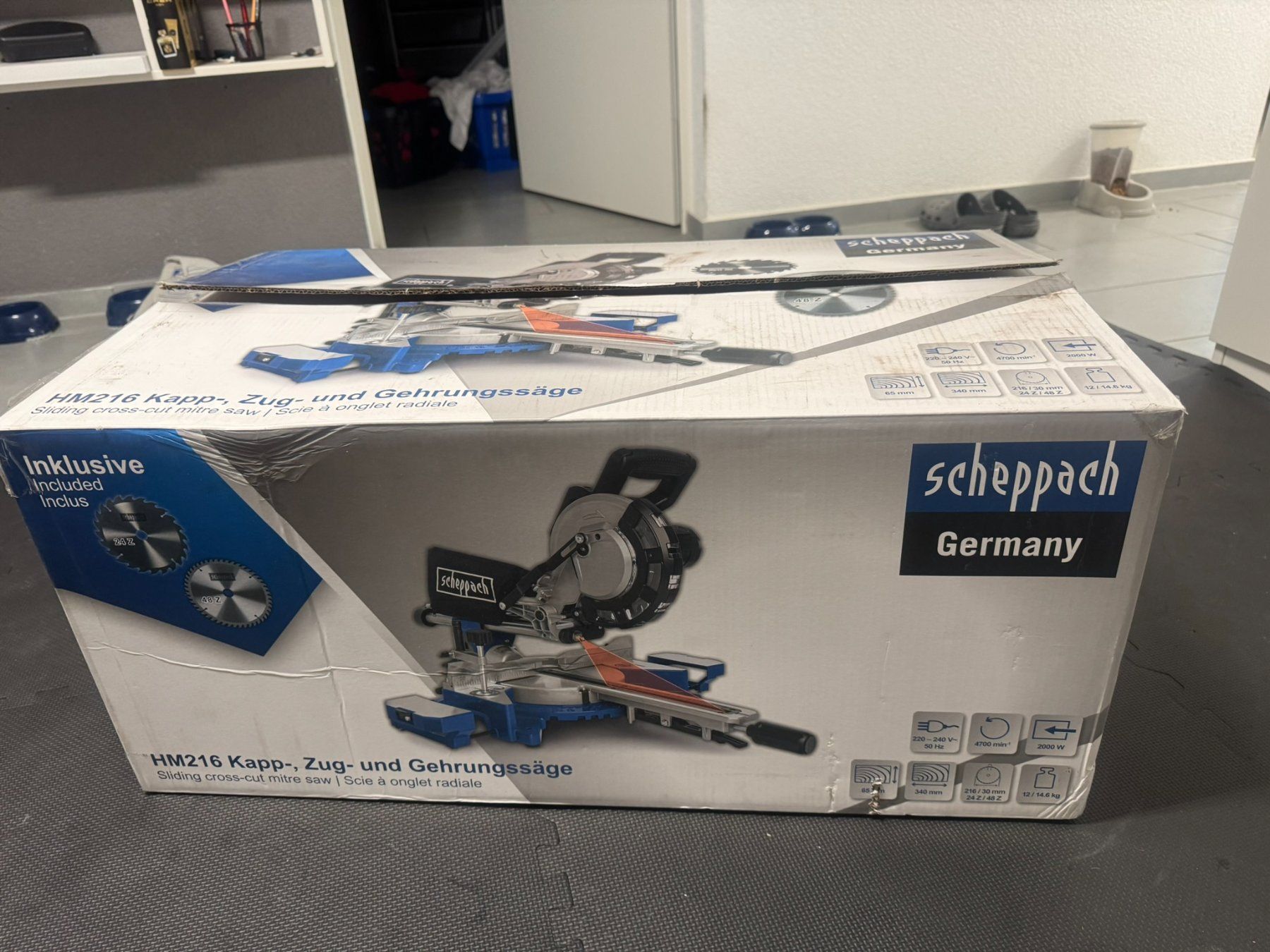 Scheppach Sägen: Kappsäge – Neu (gemäss Beschreibung) aus Henggart von drivers101
