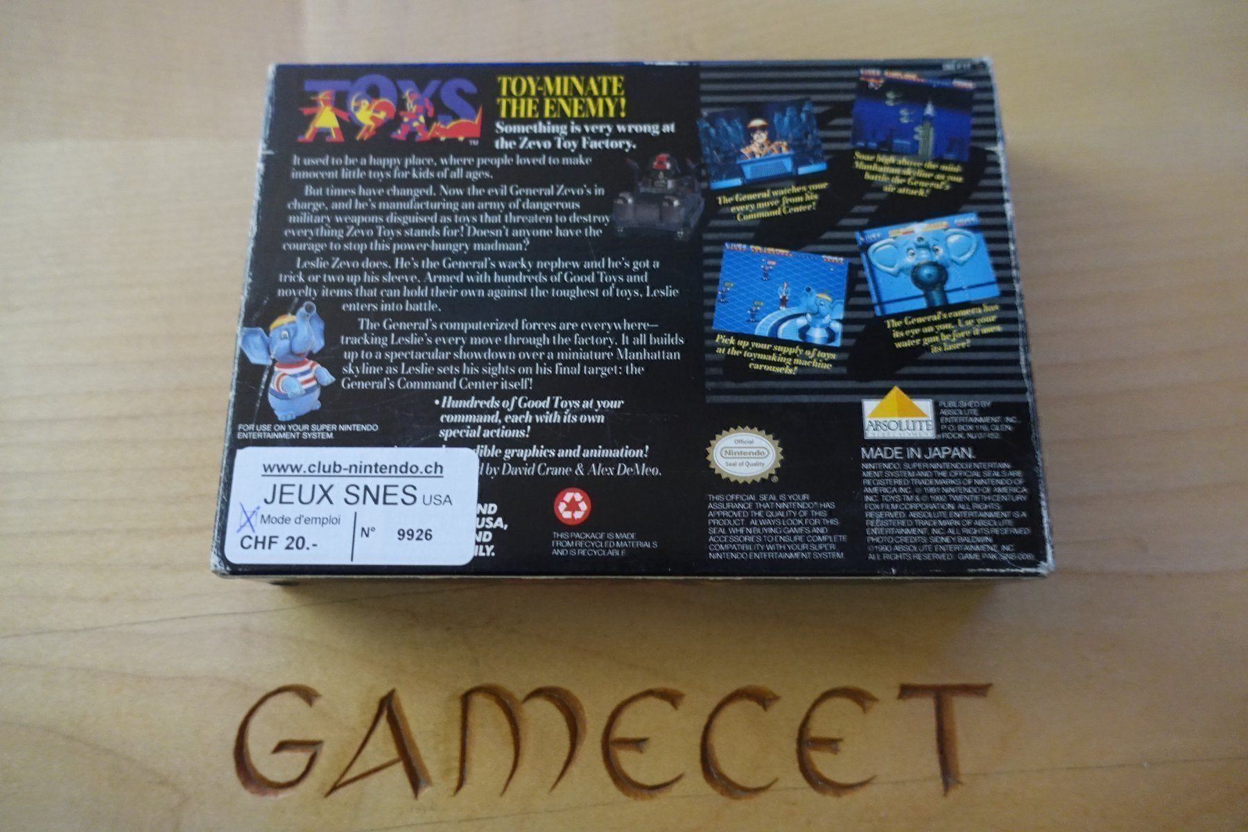 Nintendo Giochi: Toys - Amerika – Usato da Steinach venduto da Gamecet 5