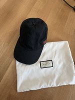 Casquette Gucci avec bande Web en noir