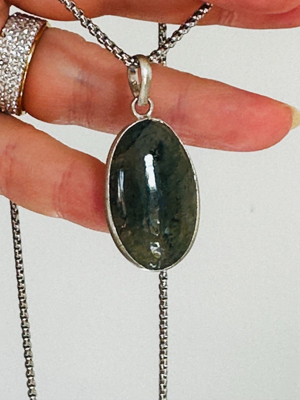 Catenine: Labradorite necklace – Nuovo e nell'imballaggio originale da Genève venduto da AGBERG 7