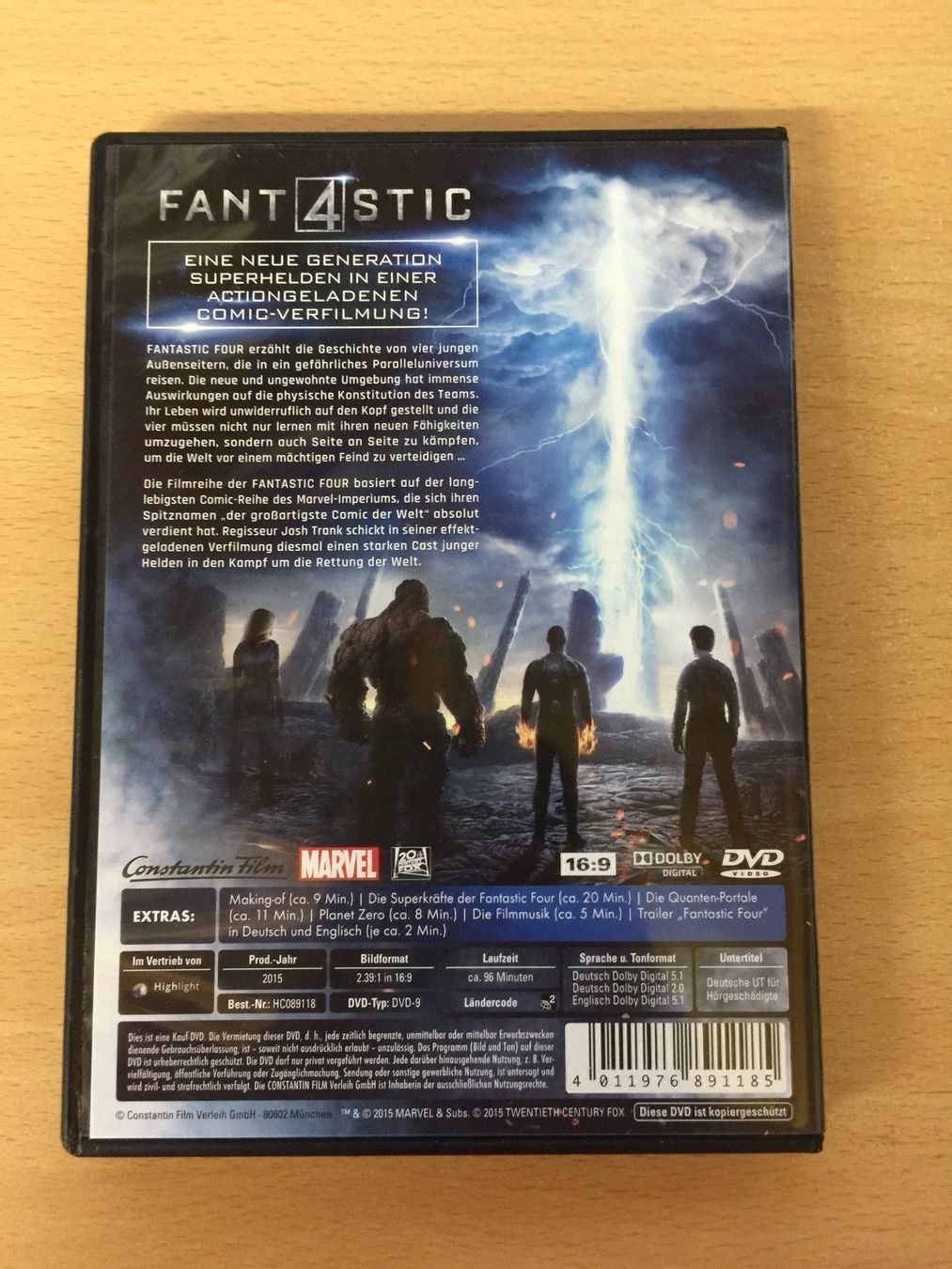 Tutti i DVDs: Fant4stic Fantastic – Usato da Glattfelden venduto da cybermaxx 1
