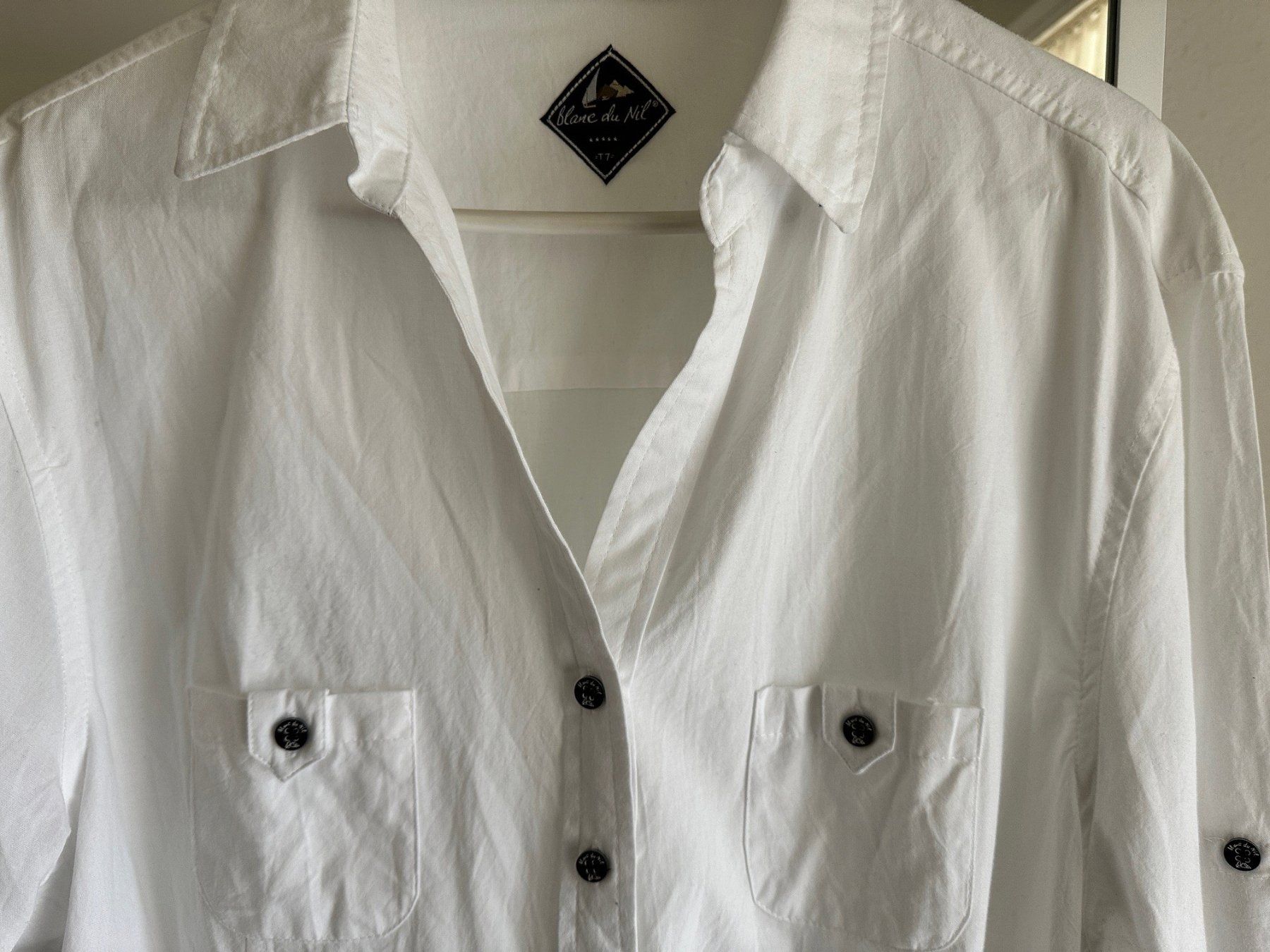 Camicette: Weisse Bluse von Blanc du Nil, T7 (Gr. 46) – Usato da Luzern venduto da Transaction