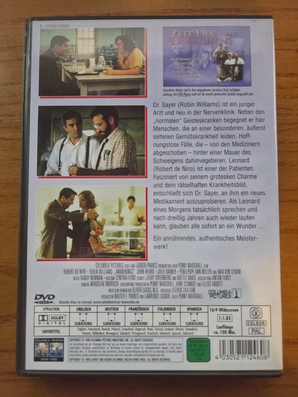 Tutti i DVDs: Zeit des Erwachens | Robert De Niro | Robin Williams | DVD – Usato da Aldesago venduto da lusuardi 1