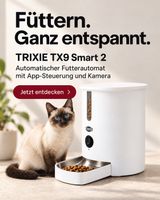 Trixie TX9 Futterautomat weiss mit Kamera > 2 St. vorhanden