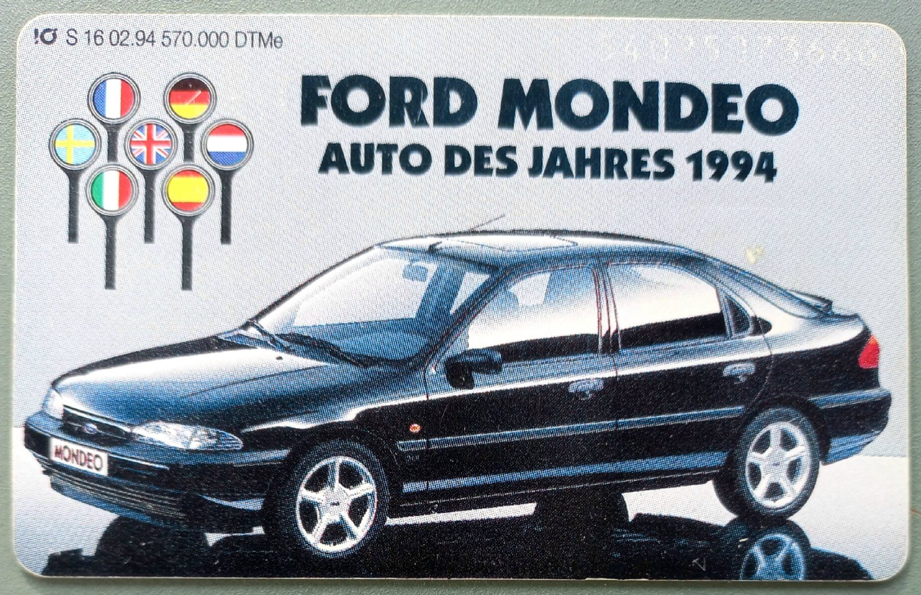 Schede telefoniche: Taxcard - Ford Mondeo - D – Usato da Niederuzwil venduto da lubimaja