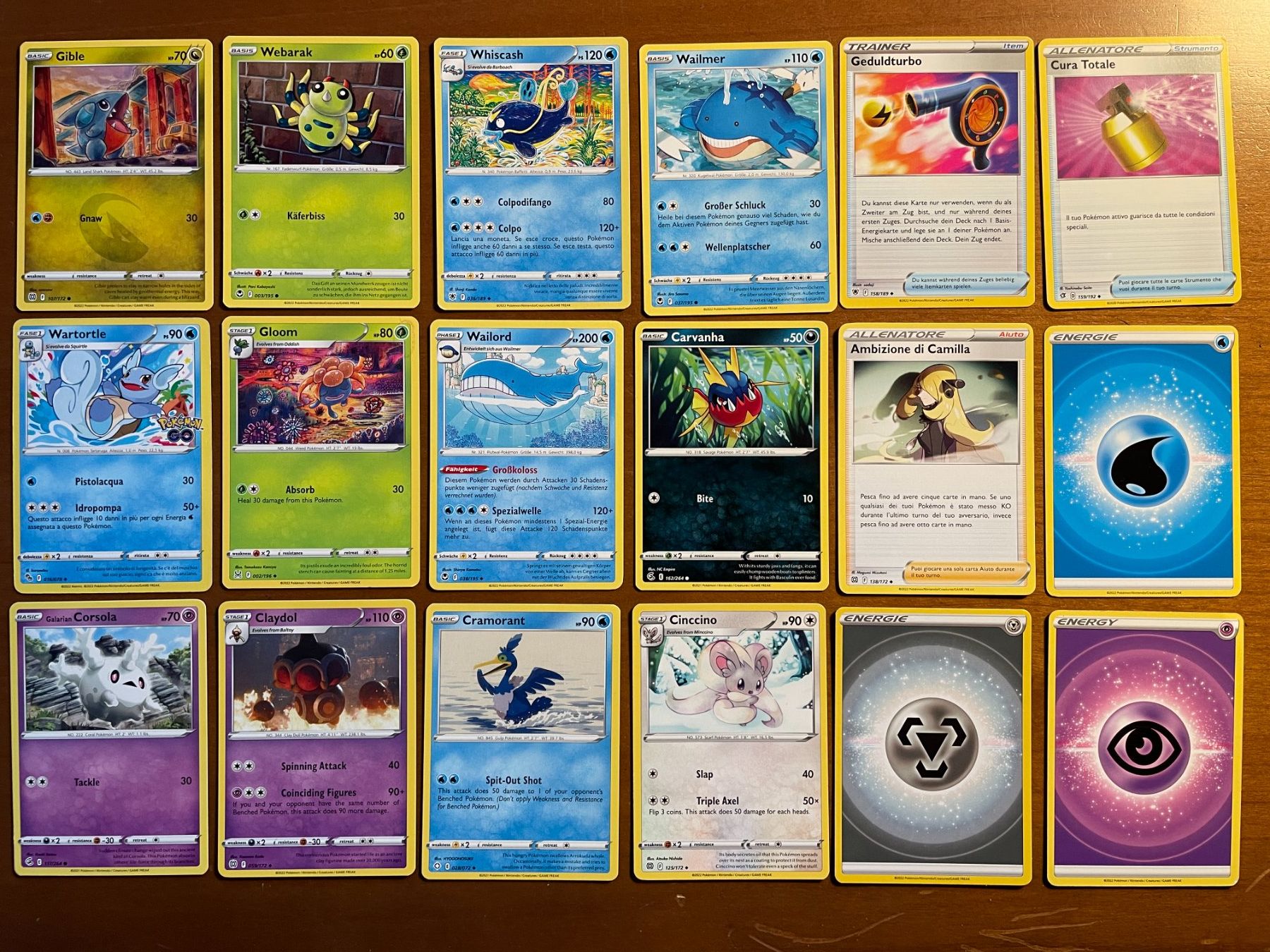 Pokémon Carte collezionabili: Pokemon Karten Set (Versand gratis) – Nuovo (secondo la descrizione) da Chur venduto da Angerson
