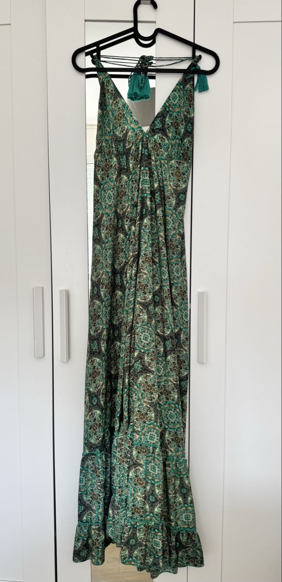 Goa Vestiti: Robe longue dos nu GOA, NEUVE, Taille S 100% polysoie – Nuovo e nell'imballaggio originale da Colombier NE venduto da kajo04