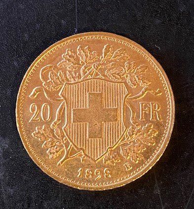 Goldvreneli Fr. 20.-- Jahrgang 1898 (Gebraucht) in Kappel SO für CHF ...
