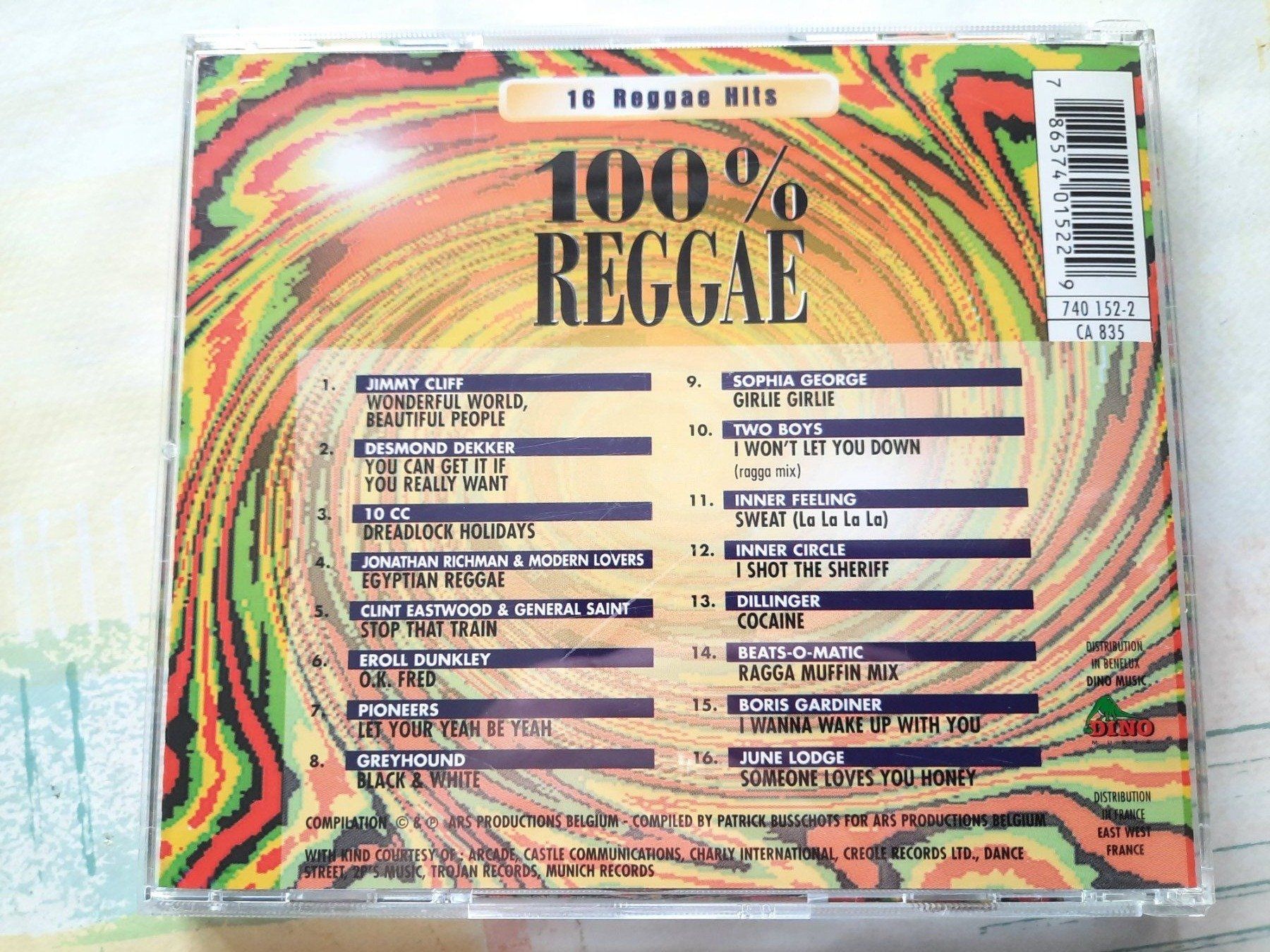 CD: Cd 100% Reggae 16 Reggae Hits  – Usato da Pully venduto da bro_n52j 1