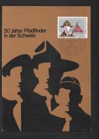 Maximumkarte 395 50 Jahre Pfadfinder ET Bern 21.3.1963