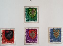 1979 Pro Juventute Satz Ersttag Vollstempel mit Gummi