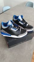 Air Jordan 3 - Retro Sport Blue- Neu und ungetragen