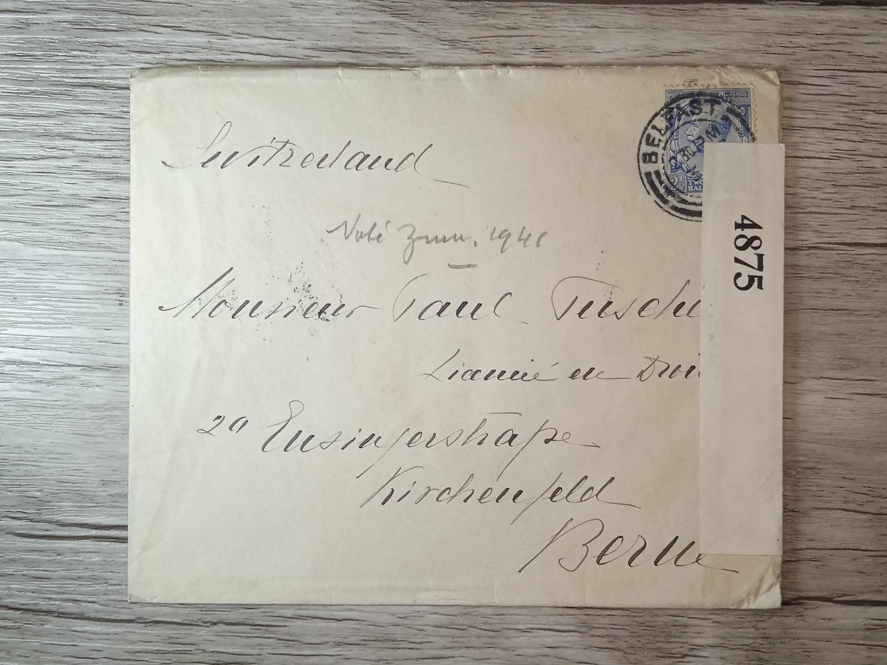 Alle Briefmarken: TR48 Enveloppe + Timbre Royaume-Uni 19xx – Gebraucht aus Cousset von Patrick_Collections