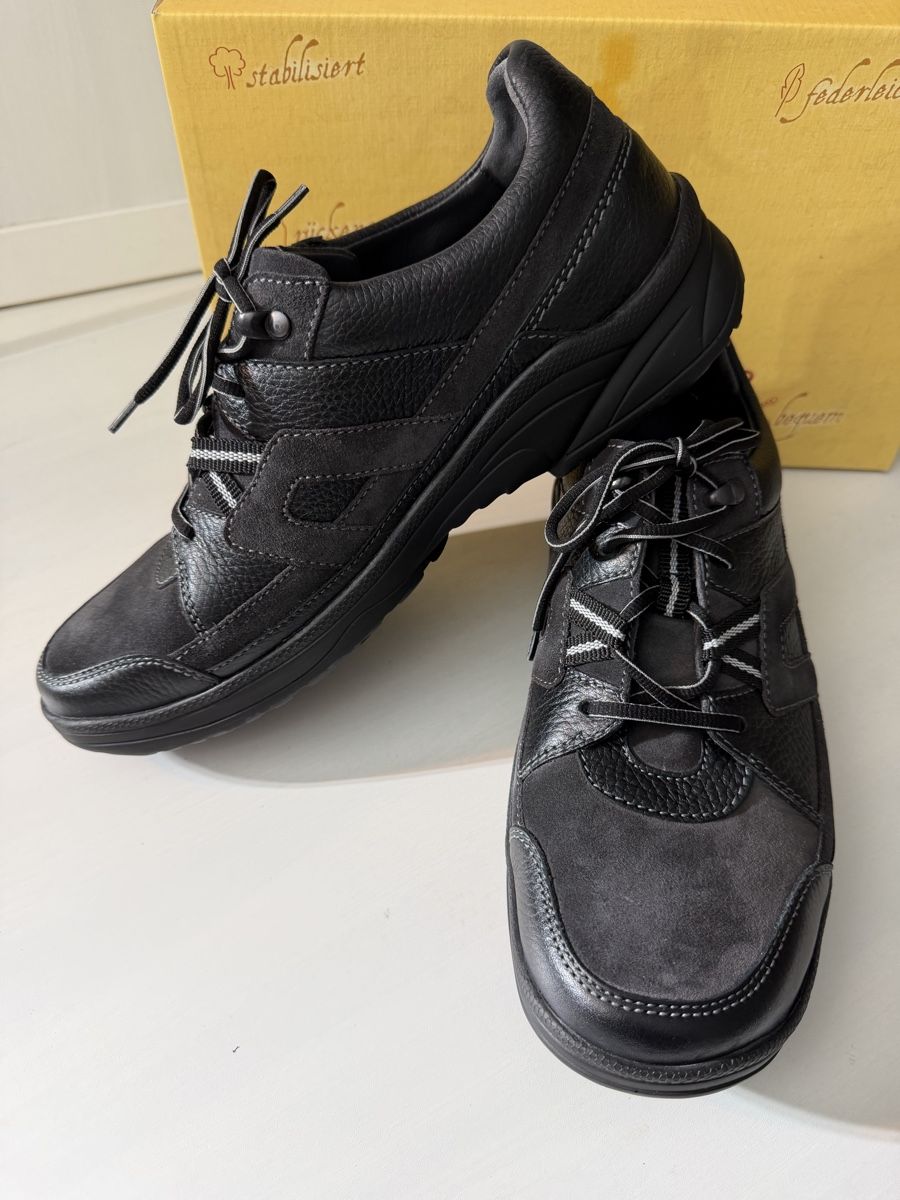 Scarpe da uomo: Chaussures Ströber SAMSON noir 43.5 neuf – Nuovo e nell'imballaggio originale da Brügg BE venduto da Goob 1