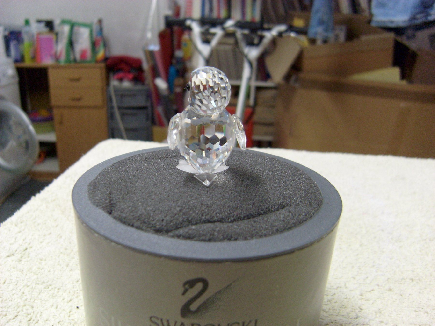 Statuette: Traum Swarovski Silver Crystal Piepmatz – Nuovo e nell'imballaggio originale da Mauren TG venduto da xkr1998 2