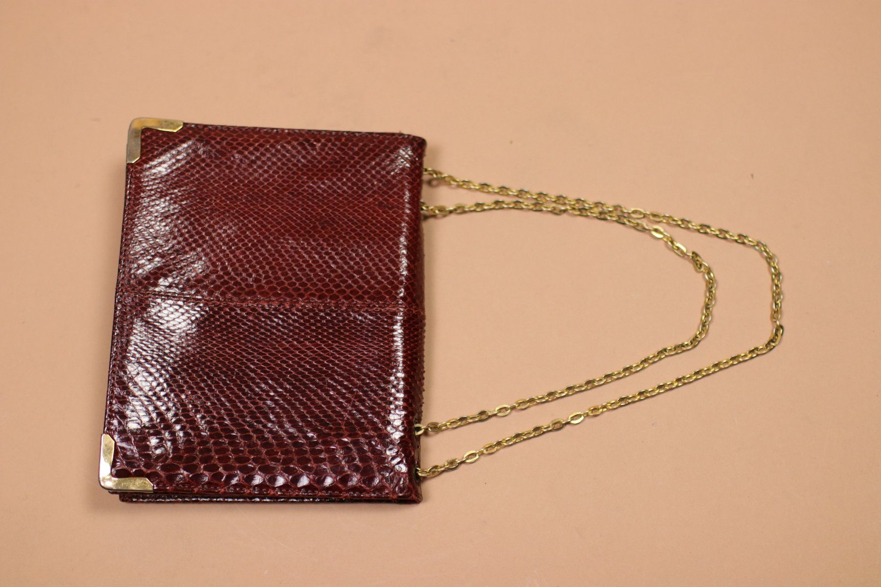 Borse da donna: Vintage 1950s red python purse/bag – Usato da Hombrechtikon venduto da BAZ-Vintage 4