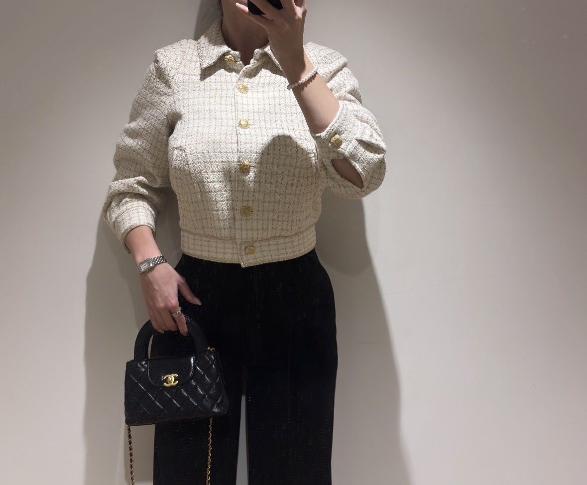 Ba&Sh Vestes: Elegante Tweed Jacke von Ba&sh – Neuf (Voir description) à Ramsen par Myclothesforu 3