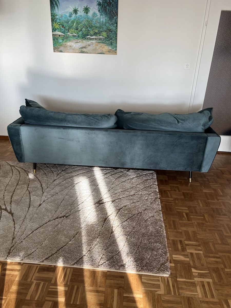 Mömax Divani: Petrol Blau Sofa – Usato da Zug venduto da Ratna 3