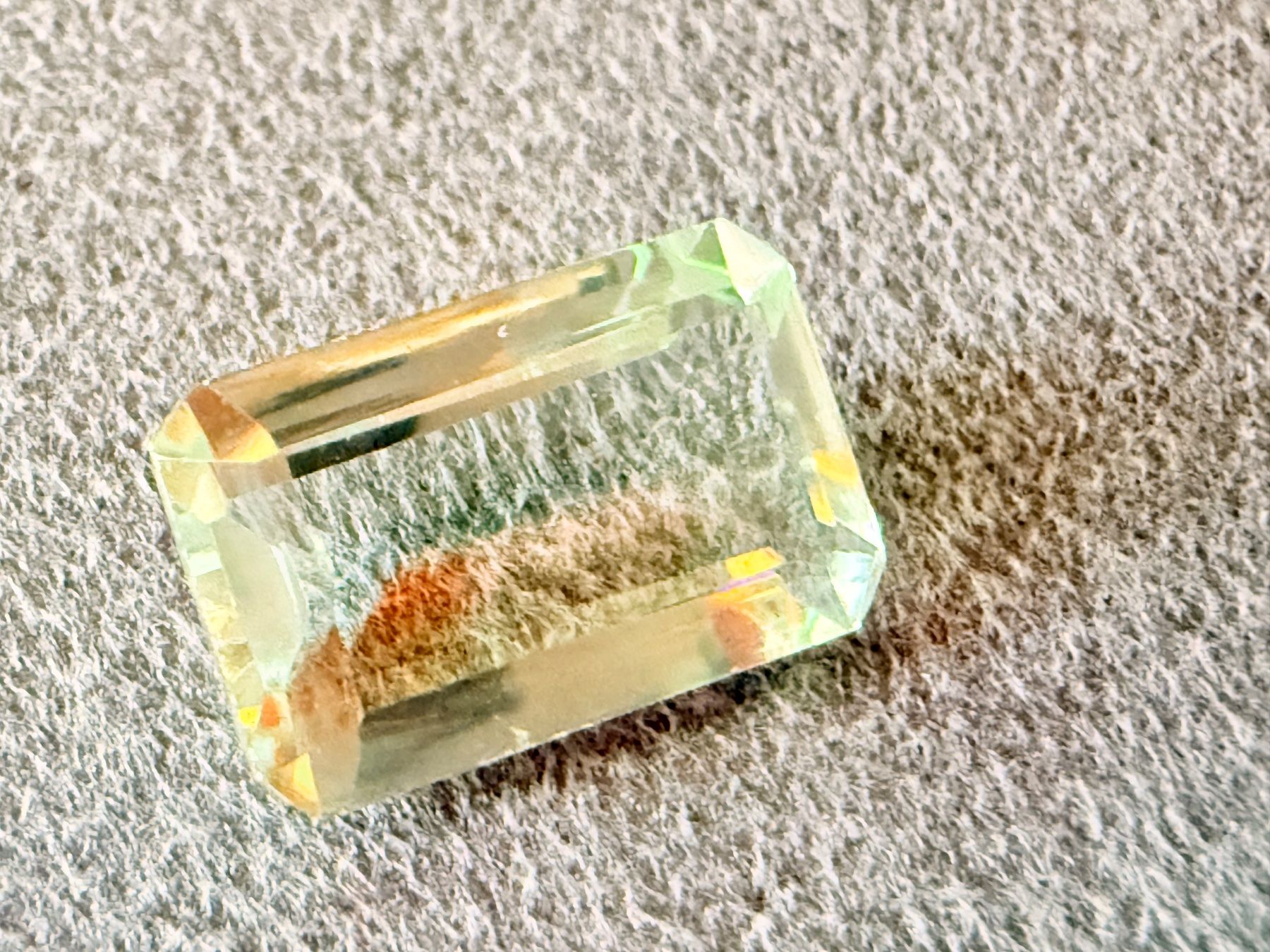 Pietre preziose: Natürlicher Prasiolite,  7,65ct, facettiert. – Nuovo (secondo la descrizione) da Zuerich venduto da SonderArt-Wertgut