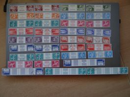 Lot Zwischensteg gest. meist mit Bogennummer ab CHF 1.--