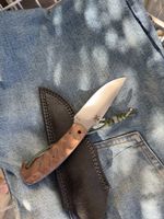 Hunting knife with leather sheath - Perfect