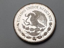 🇲🇽 Mexiko 25 Pesos 1985 WM Silber .925 PP KM#503