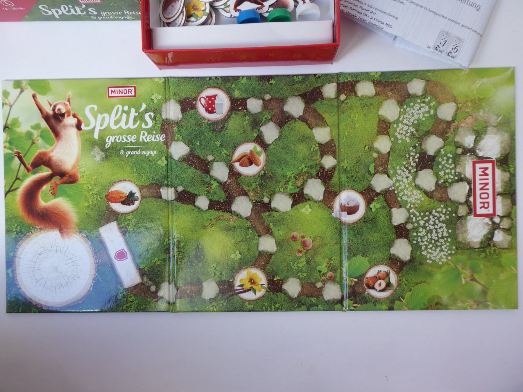 Giochi: Spiel Split`s grosse Reise, Minor, neuwertig – Usato da Turbenthal venduto da Panau 3