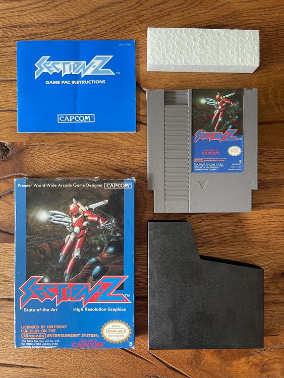 Section Z Nintendo NES - Modul wie Neu! Hangtab - OVP - CIB (Gebraucht ...
