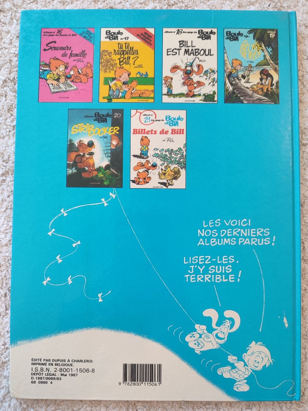 Fumetti: Boule et Bill T21 EO BE  – Usato da Bougy-Villars venduto da Vogue 2