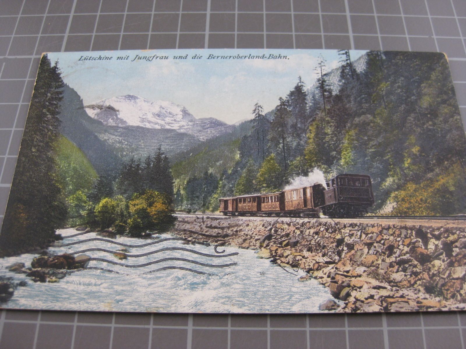 Cartoline postali: AK Lauterbrunnental mit Zug – Usato da Malters venduto da Marosko