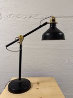 IKEA Schreibtischlampe schwarz/gold  verstellbar