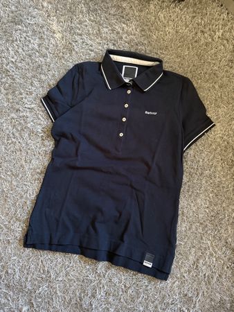 Barbour Polo Shirt Navy Blue Size 10 (UK)