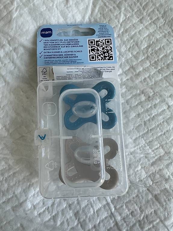 Succhiotti & catenelle porta ciuccio: Neu 2-Pack Schnuller Nuggi MAM Original Start Silikon – Usato da Zürich venduto da kat_tl7x 1