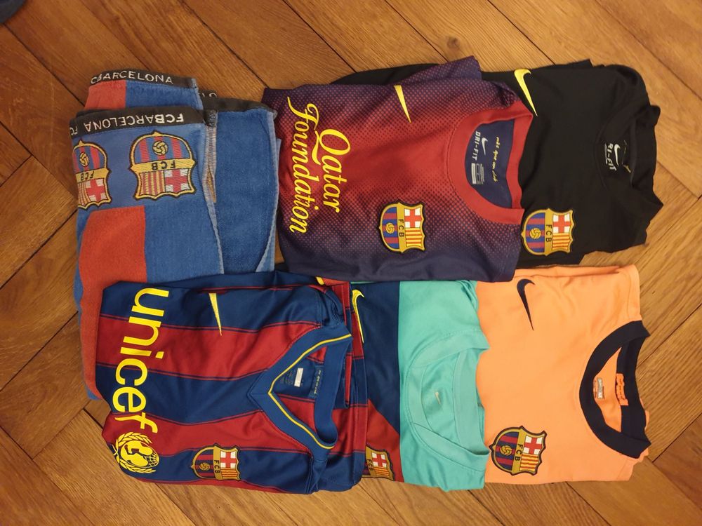T-shirt FC Barcelone Espagne Ultras, 100% Coton, Noir, Neuf Avec étiquettes - Homme