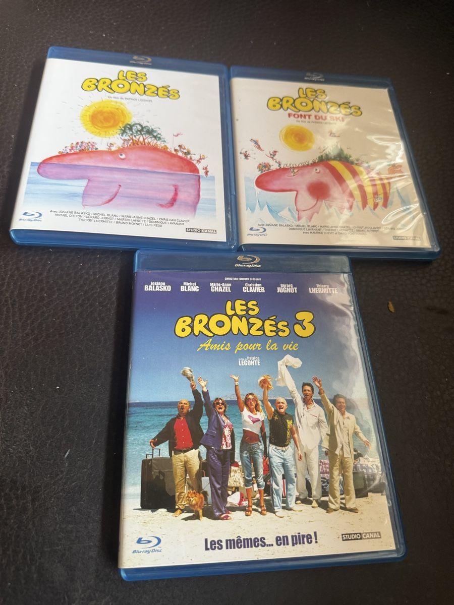 Tutti i DVDs: Trilogie: Les Bronzés (blu-ray) – Usato da Troinex venduto da grigri2020
