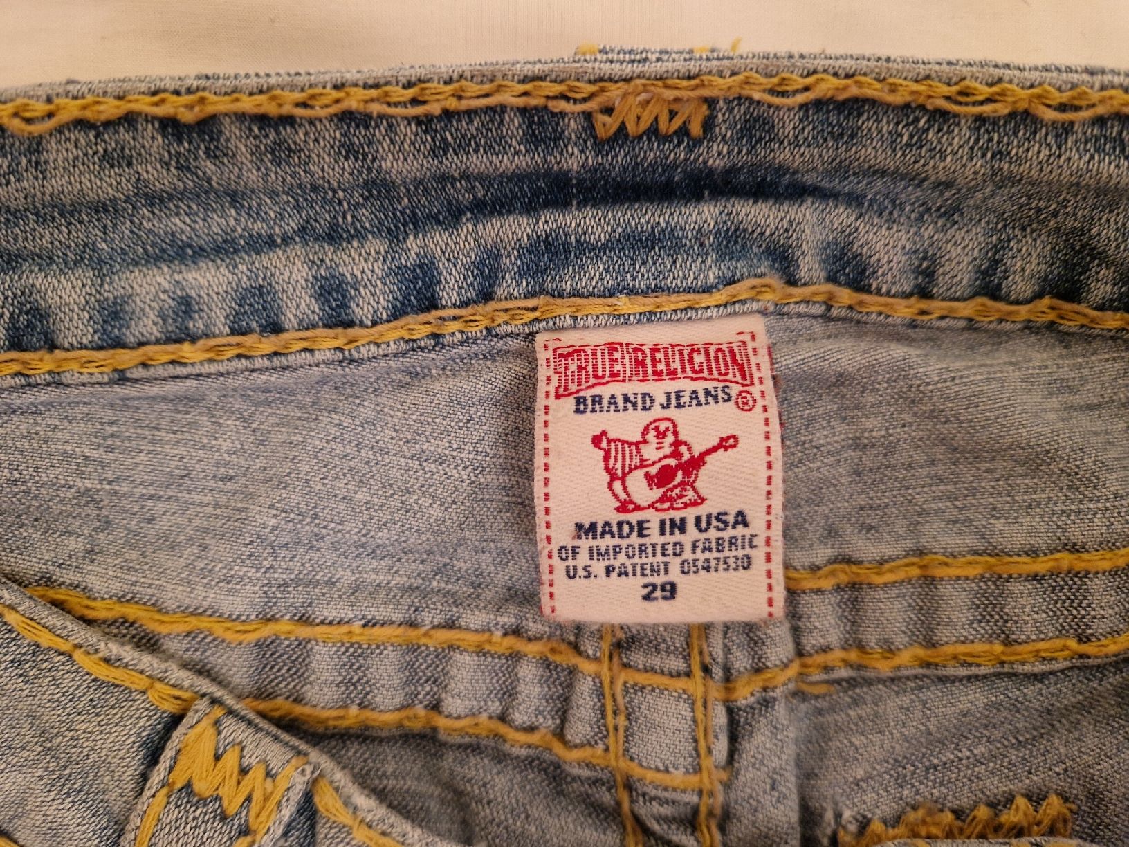 True Religion Jeans: True Religion Jeans, hellblau, Grösse 29, cooler Look – Nuovo (secondo la descrizione) da Thun venduto da Sde 4