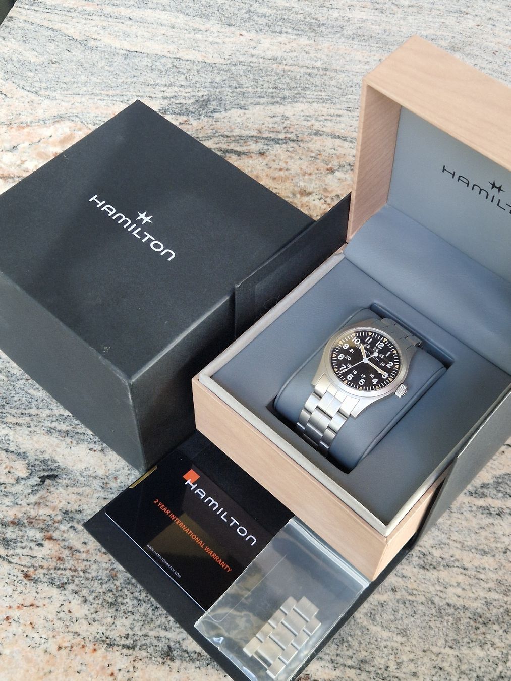 Hamilton Orologi: Hamilton Khaki Field 42mm Full set! – Usato da Remigen venduto da 07watch_collector 1