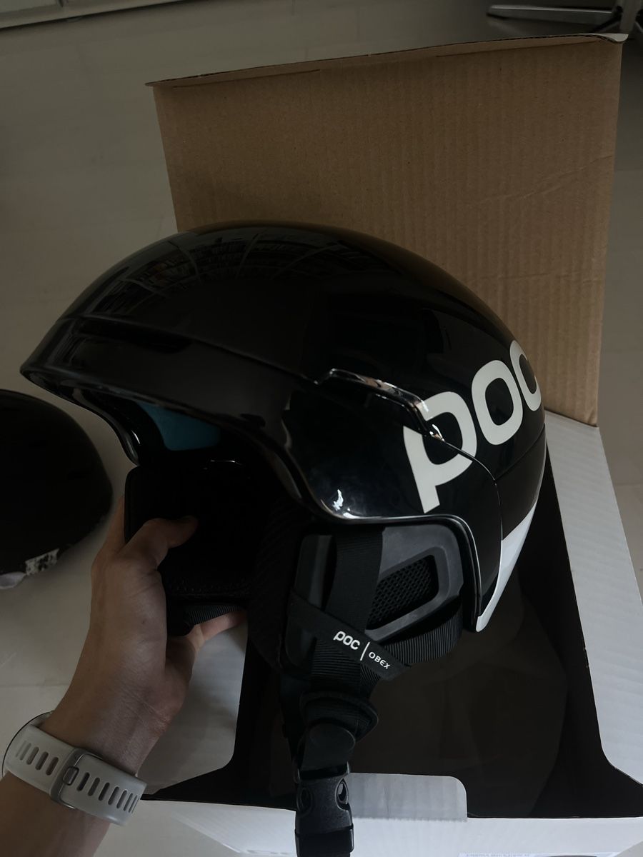 Poc Helme: Skihelm POC Obex SPIN Grösse 55-58 cm schwarz – Gebraucht aus moosseedorf von andrina.salis