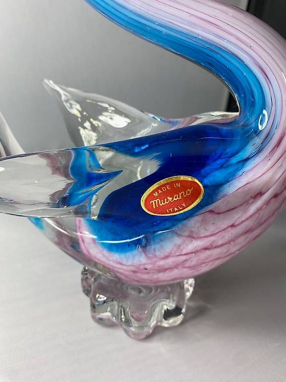 Murano Gläser: Glasfigur "Schwan" aus echtem Muranoglas – Gebraucht aus Steinhausen von einzelstueck-brocki 1