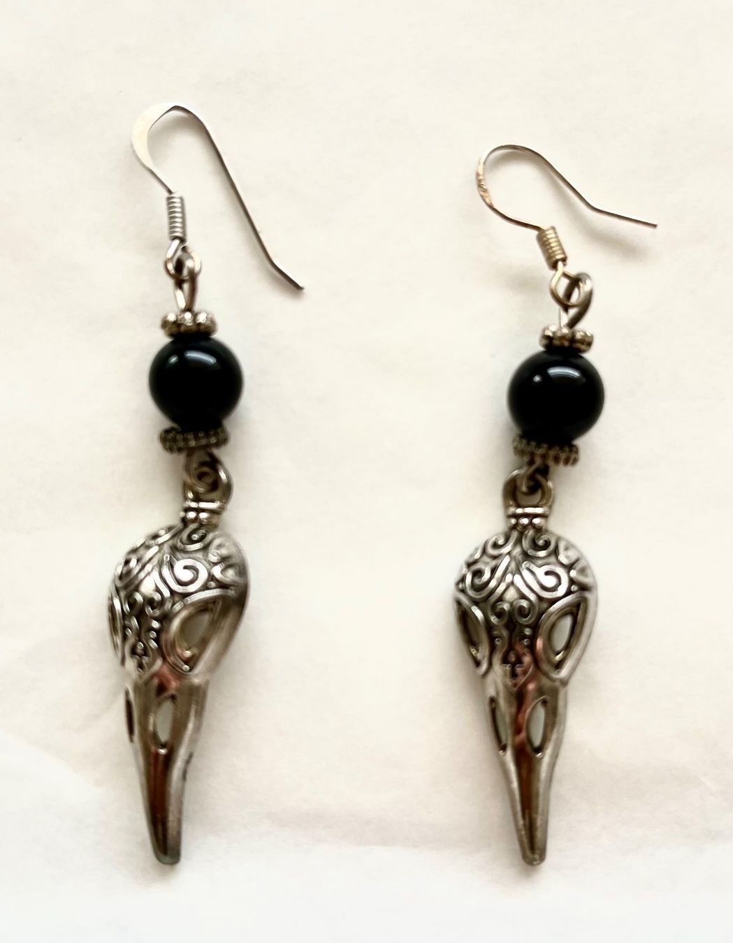 Orecchini pendenti & Orecchini a lobo: Boucles d’oreilles corbeau – Usato da Le Crêt-p-Semsales venduto da staglione69