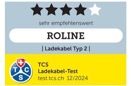 Roline E-Auto Ladekabel & Wandhalterung