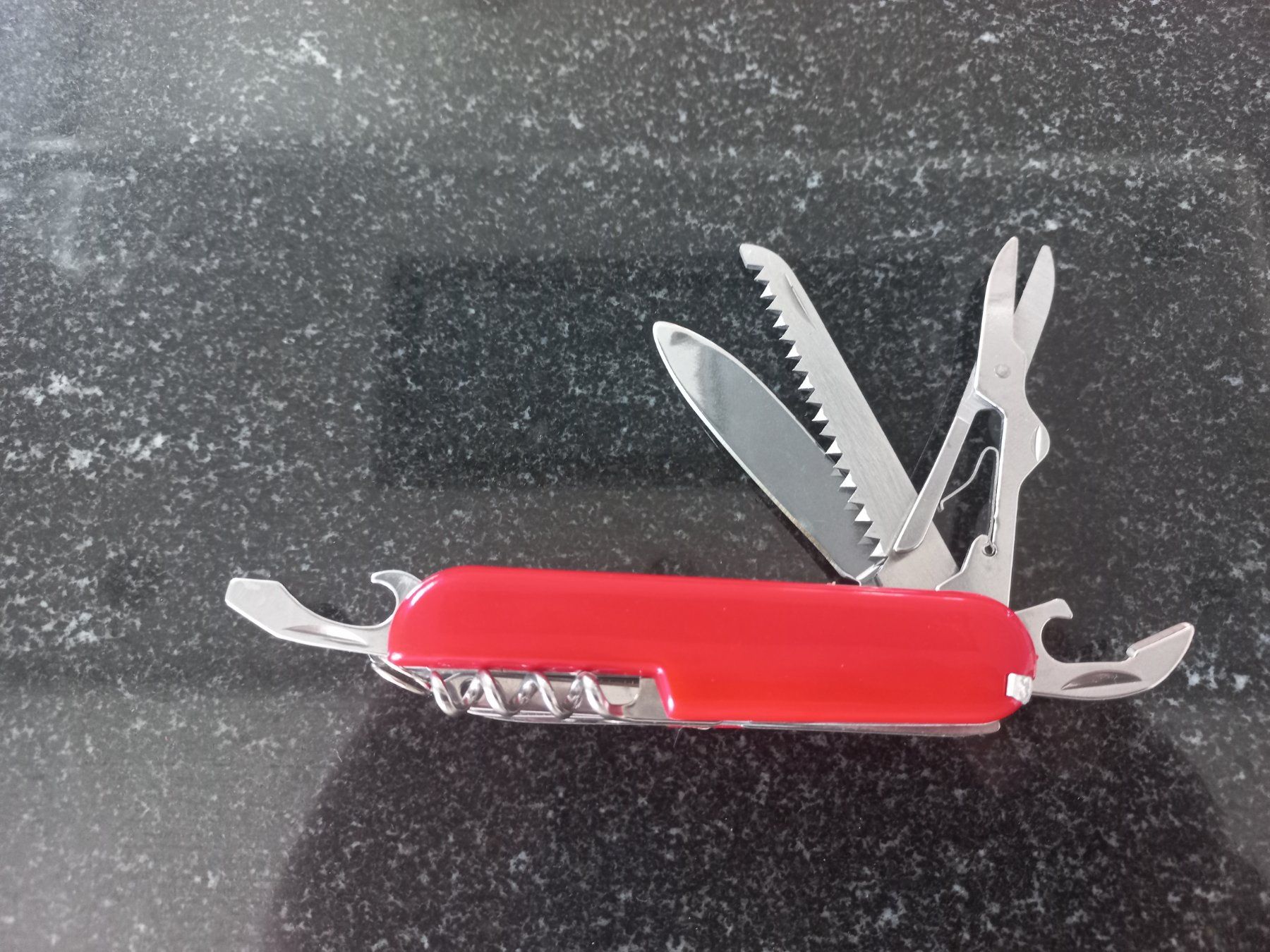 Taschenmesser: NEU - Schönes Sackmesser mit Säge und Schere – Neu und originalverpackt aus Rüthi (Rheintal) von topseller2026